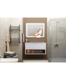 Зеркало в ванную комнату Мойдодыр Tina 50x70 см с LED подсветкой 00-0009226