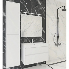 Дзеркало у ванній кімнаті Radaway Elegant c LED підсвічуванням 60x80 см білий D2103-6080