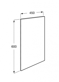 Зеркало в ванную комнату Roca Access Pro наклонное 45х60 см A816965009  