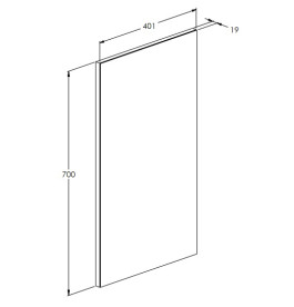 Зеркало в ванную комнату Roca Sote 40x70 см A812439000