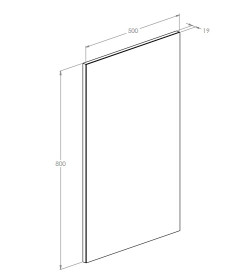 Дзеркало у ванну кімнату Roca Sote 50x80 см A812440000