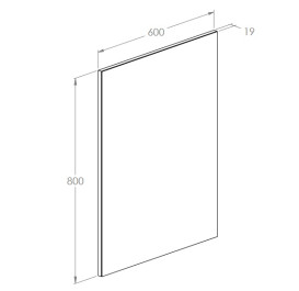 Зеркало в ванную комнату Roca Sote 60x80 см A812441000