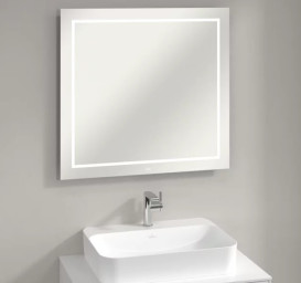 Зеркало в ванную комнату Villeroy & Boch Finion 80х75 см с подсветкой F6008000