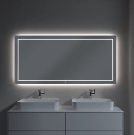 Зеркало в ванную комнату Villeroy & Boch Finion 160х75 см с подсветкой и настенным освещением G6001600