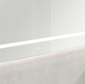 Дзеркало у ванній кімнаті Villeroy & Boch Finion 160х75 см з підсвічуванням обігрівом та аудіосистемою G6101600