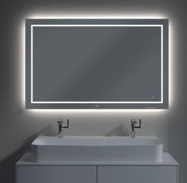 Зеркало в ванную комнату Villeroy & Boch Finion 120х75 см с подсветкой обогревом и аудиосистемой G6101200