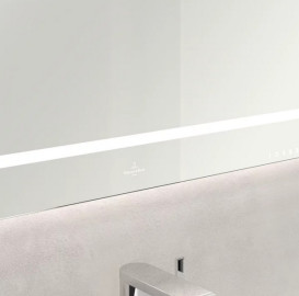 Зеркало в ванную комнату Villeroy & Boch Finion 80х75 см с подсветкой обогревом и аудиосистемой G6108000