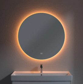 Дзеркало у ванну кімнату Villeroy & Boch More to See Lite ⌀85 см з підсвічуванням A4608500