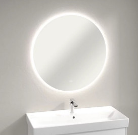 Зеркало в ванную комнату Villeroy & Boch More to See Lite ⌀85 см с подсветкой A4608500