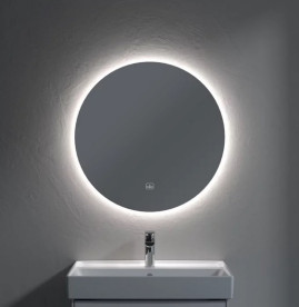 Зеркало в ванную комнату Villeroy & Boch More to See Lite ⌀65,2 см с подсветкой A4606800
