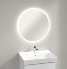 Зеркало в ванную комнату Villeroy & Boch More to See Lite ⌀65,2 см с подсветкой A4606800