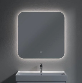 Зеркало в ванную комнату Villeroy & Boch More to See Lite 80х80 см с подсветкой A4628000