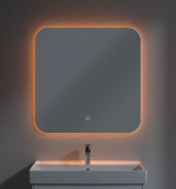 Зеркало в ванную комнату Villeroy & Boch More to See Lite 80х80 см с подсветкой A4628000