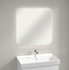 Зеркало в ванную комнату Villeroy & Boch More to See Lite 80х80 см с подсветкой A4628000