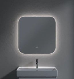 Дзеркало у ванну кімнату Villeroy & Boch More to See Lite 60х60 см з підсвічуванням A4626000
