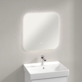 Дзеркало у ванну кімнату Villeroy & Boch More to See Lite 60х60 см з підсвічуванням A4626000