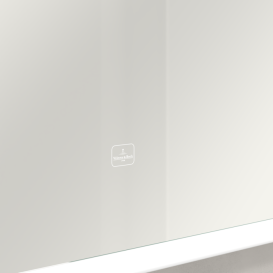 Дзеркало у ванну кімнату Villeroy & Boch Subway 3.0 160х75 см з підсвічуванням алюміній білий матовий A4631600