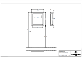 Зеркало в ванную комнату Villeroy & Boch Hommage 98,5х74 см массив дерева 85650200