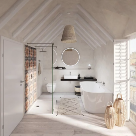 Зеркало Villeroy&Boch Subway 3.0 с подсветкой 710x710x45 мм A4647100