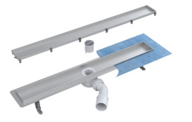 Жолоб водостічний Besco Virgo 360 Duo 60 см нержавіюча сталь хром OL-60-V360