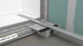 Желоб водосточный Hansgrohe RainDrain Original 700 мм матовая нержавеющая сталь 56197800