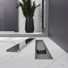 Желоб водосточный Koller Pool Aqua 50 см с решеткой Grace ABS-пластик/нержавеющая сталь AQG0500