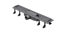 Желоб водосточный Koller Pool Aqua 60 см с решеткой Line ABS-пластик/нержавеющая сталь AQL0600