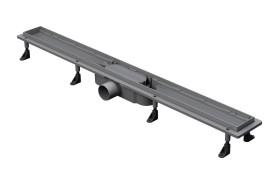 Желоб водосточный Koller Pool Aqua 80 см с решеткой Line ABS-пластик/нержавеющая сталь AQL0800