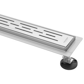 Жолоб водостічний Kroner KRP Eifel-L60Linien з решіткою 600 мм нержавіюча сталь CV034168