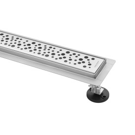 Жолоб водостічний Kroner KRP Eifel-M60Muster з решіткою 600 мм нержавіюча сталь CV034165