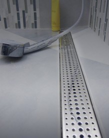 Жолоб водостічний МСН 1050 мм з горизонтальним фланцем і матовою гратами Бейзік CH N 1050 B 1