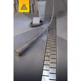 Жолоб водостічний МСН 350 мм з горизонтальним фланцем і матовою гратами Медіум CH 350 MN 1