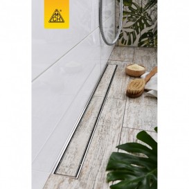 Желоб водосточный МСН 750 мм с вертикальным фланцем и матовой решеткой Классик CH 750 KN 3