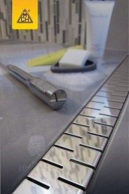 Жолоб водостічний МСН 850 мм з горизонтальним фланцем і матовою гратами Медіум CH 850 / S40 MN 1