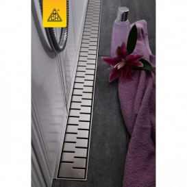 Жолоб водостічний МСН 850 мм з вертикальним фланцем і матовою гратами Медіум CH 850 MN 3