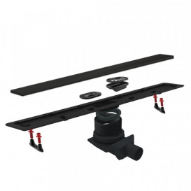 Желоб водосточный Pestan Confluo Frameless Line 750 мм черный матовый 13701321