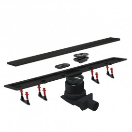 Желоб водосточный Pestan Confluo Frameless Line 850 мм черный матовый 13701322