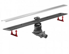 Желоб водосточный Pestan Confluo Primo Line 750 мм хром матовый 13702504