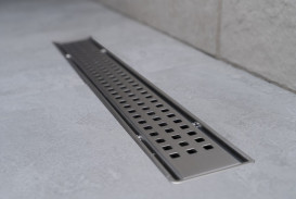 Жолоб водостічний Pestan Confluo Primo Compact Net Line 550 мм хром матовий 13702516