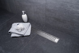 Жолоб водостічний Pestan Confluo Primo Compact Net Line 650 мм хром матовий 13702517