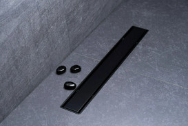 Жолоб водостічний Pestan Confluo Primo Compact Line 750 мм чорний матовий 13702525