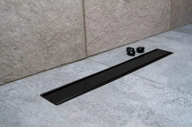 Жолоб водостічний Pestan Confluo Primo Compact Line 750 мм чорний матовий 13702525