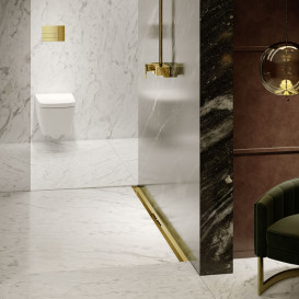 Желоб водосточный TECE TECEdrainprofile 800 мм с цветным PVD покрытием глянец позолоченный 670812