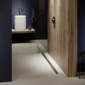 Желоб водосточный TECE TECEdrainprofile 900 мм с цветным PVD покрытием сатин черный хром 670901