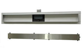 Желоб водосточный VBI Kent 2 в 1 с решеткой 70 см нержавеющая сталь хром VBI-060307CH