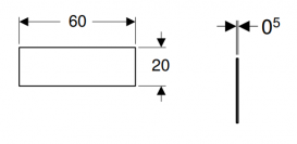 Звукоизолирующий комплект Geberit для умывальника 156.051.00.1