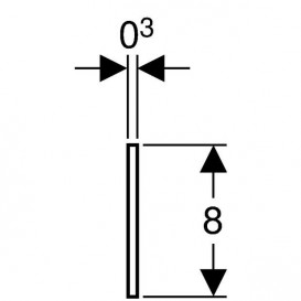 Звукоизоляционная лента Geberit Duofix 111.889.00.1