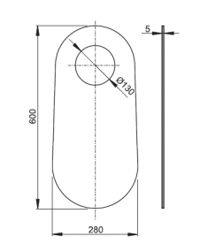 Звукоізоляційна плита для унітазів стоять на підлозі і біде AlcaPlast M920