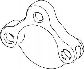 Звукоизоляционная защита для настенного уголка TECE TECEflex пластик 718026