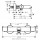 Змішувач з термостатом двухвентильний Hansgrohe колекція Ecostat S хром 13245000